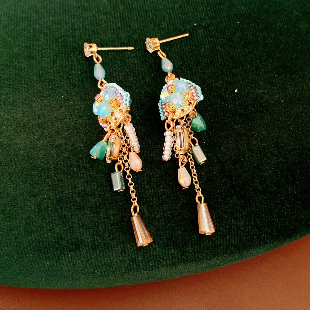 Boho Vintage Gold Tone Inlaid  - Women Fashion Photoshoot ulasan dan harga