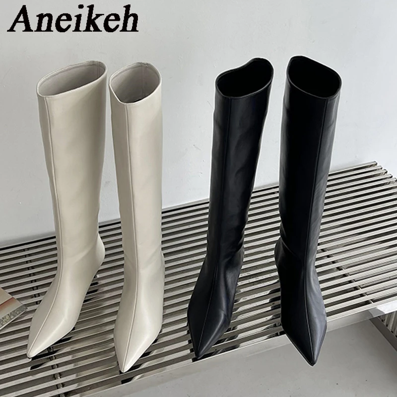 Aneikeh 2027 Fashion Sexy Poin - Women'S Fashion Knee High Boots ulasan dan harga
