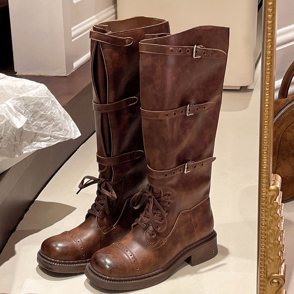Women's Knee High Boots Vintag - Women'S Fashion Knee High Boots ulasan dan harga