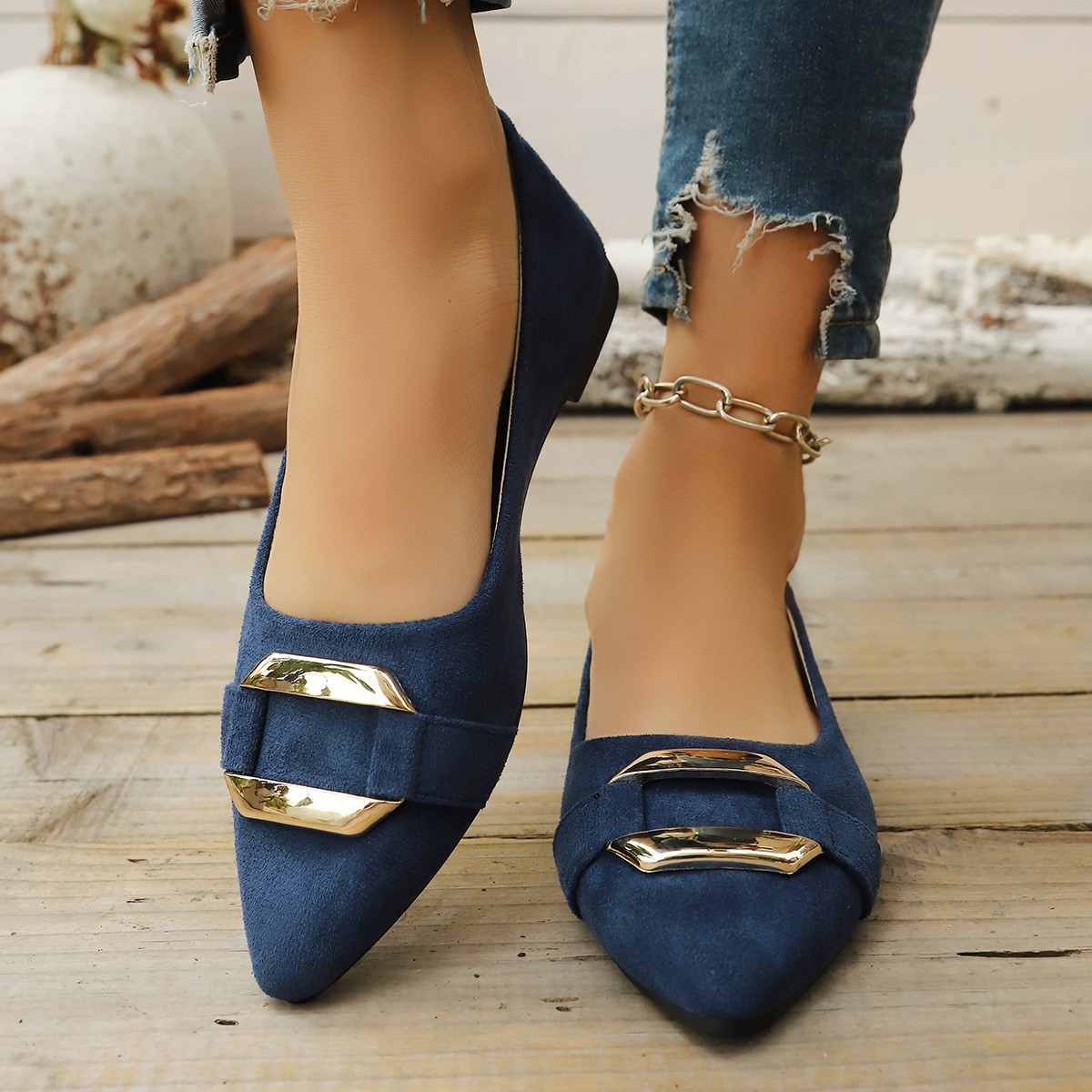 Spring and Autumn Elegant Poin - Women'S Fashion Shoes ulasan dan harga