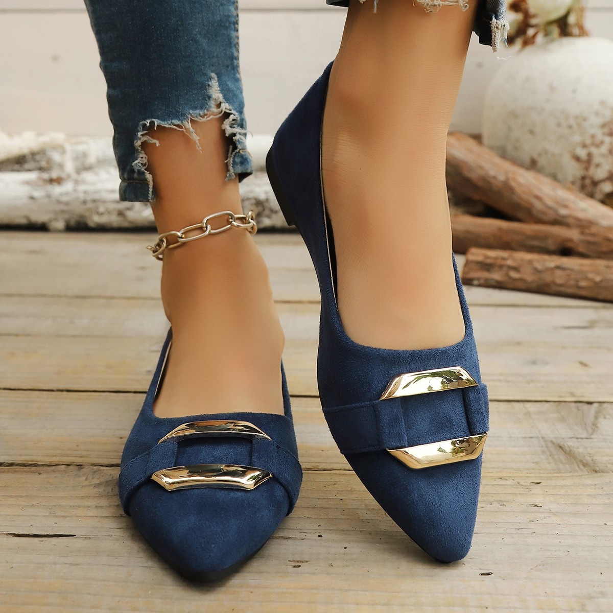 Spring and Autumn Elegant Poin - Women'S Fashion Shoes ulasan dan harga