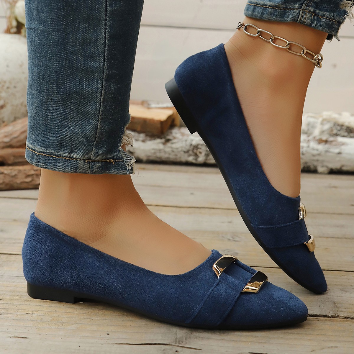 Spring and Autumn Elegant Poin - Women'S Fashion Shoes ulasan dan harga