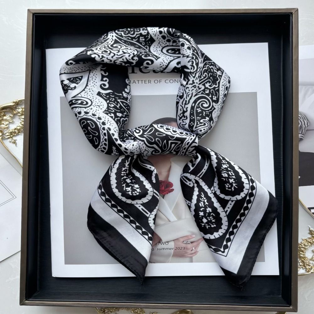 High Quality Luxury Print Imit - Women Fashion Necktie ulasan dan harga