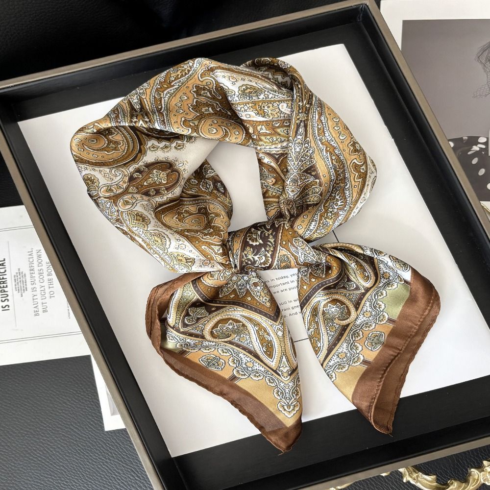 High Quality Luxury Print Imit - Women Fashion Necktie ulasan dan harga
