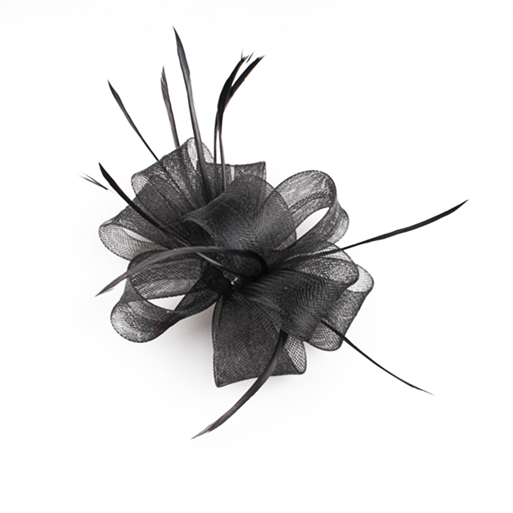 Feathers Ribbon Fascinator Hat - Women'S Fashion Kentucky Derby ulasan dan harga