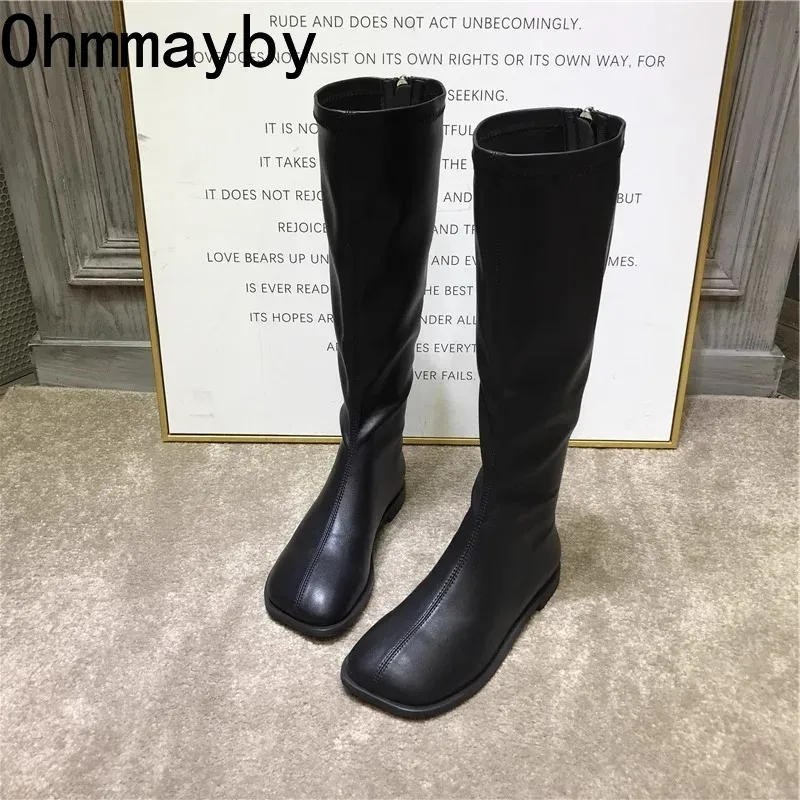 Street Style Stretch Women Kne - Women'S Fashion Korea ulasan dan harga