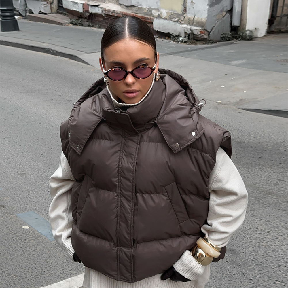 Quilted Vest Women Fall Winter - Women'S Fashion Vest Tops ulasan dan harga