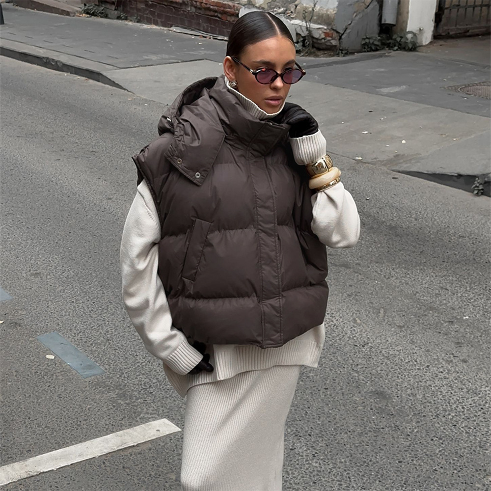 Quilted Vest Women Fall Winter - Women'S Fashion Vest Tops ulasan dan harga