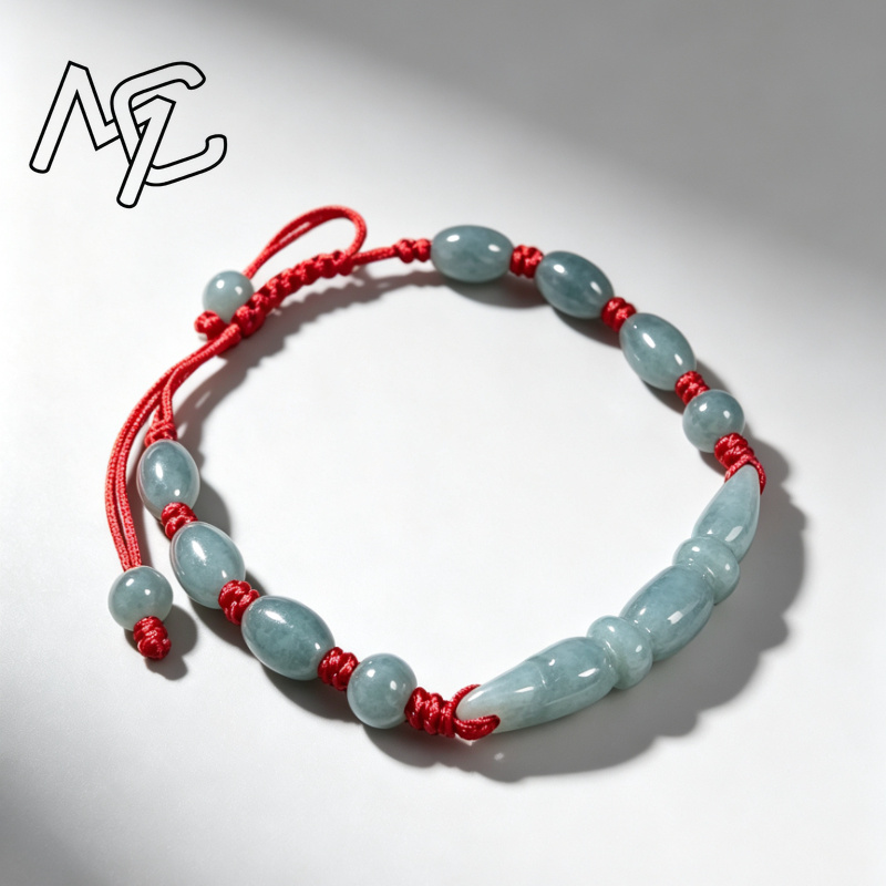 Natural Blue water Jade Burma  - Women'S Fashion Jewellery ulasan dan harga