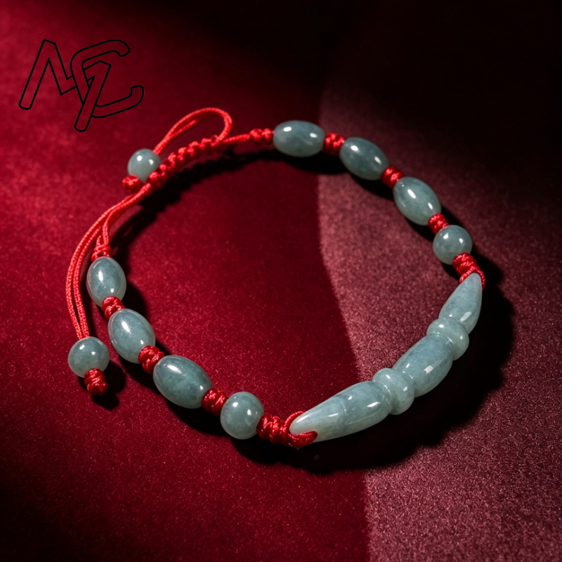 Natural Blue water Jade Burma  - Women'S Fashion Jewellery ulasan dan harga