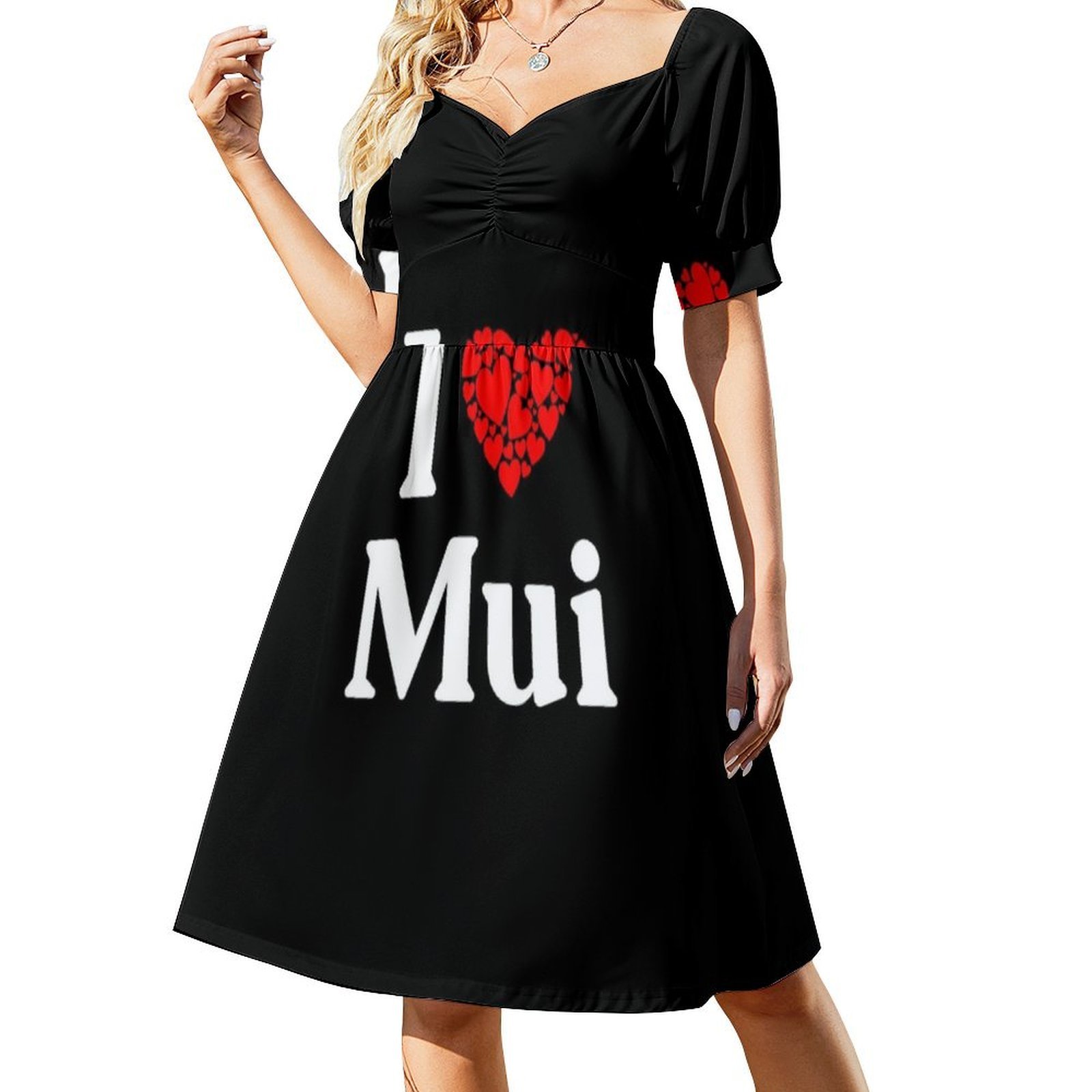 Mui Heart-I Love Mui Boho Chic - Women Fashion Dress Names ulasan dan harga