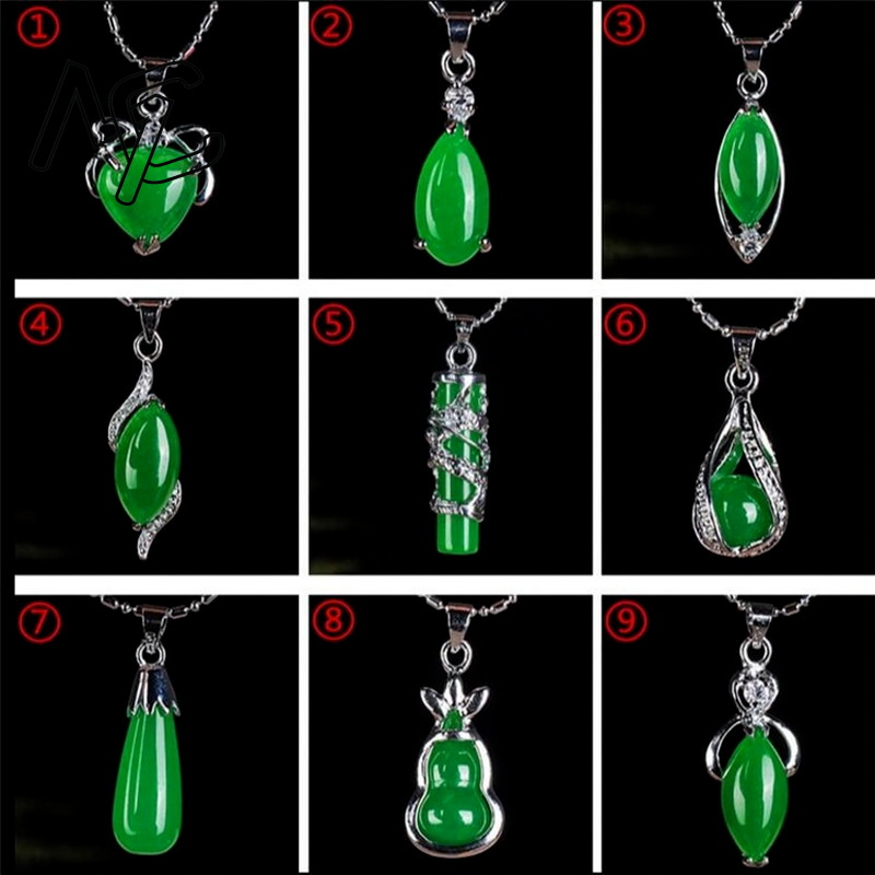 925 Silver Chinese Green Jade  - Women'S Fashion Jewellery ulasan dan harga